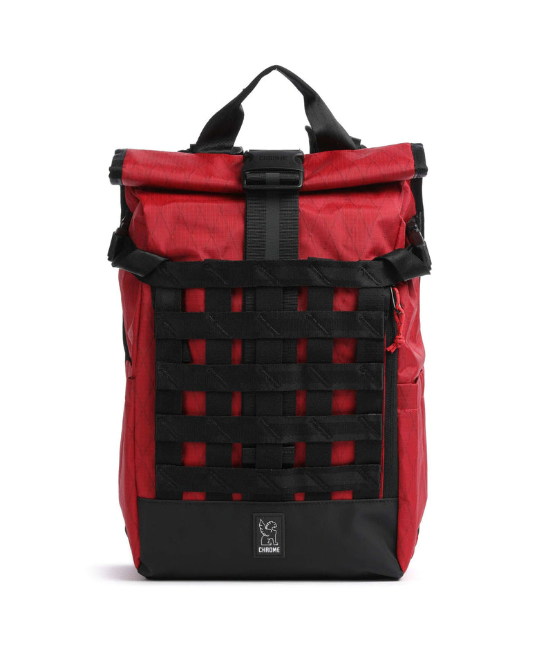 Chrome Barrage 18 Rolltop backpack red