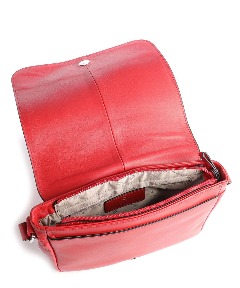 Castelijn & Beerens Babette Nappa Crossbody bag red