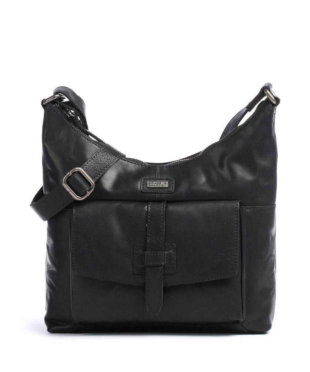 Spikes & Sparrow Bronco Hobo bag black
