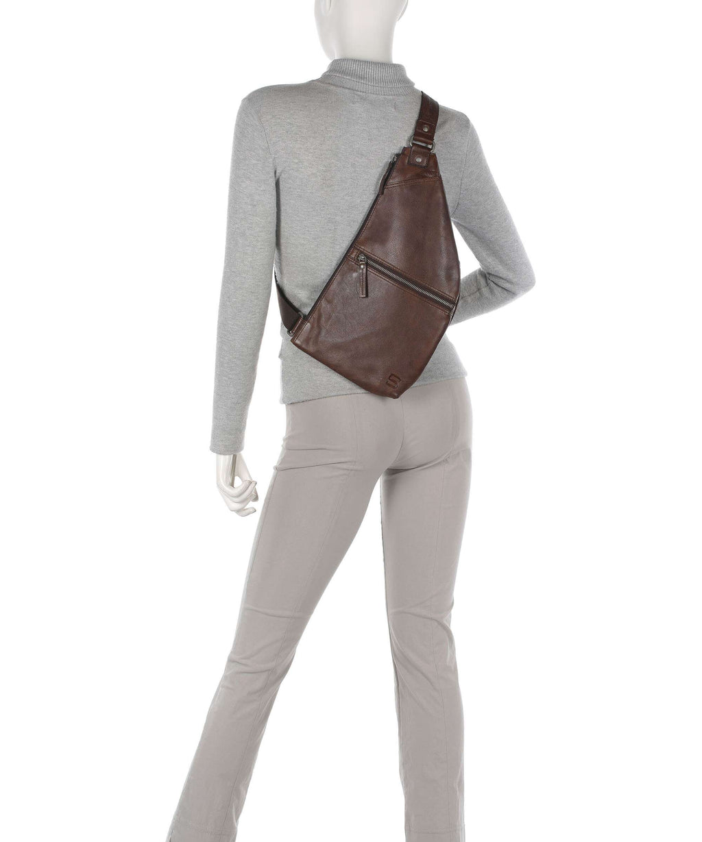 Spikes & Sparrow Apache Sling bag dunkelbraun