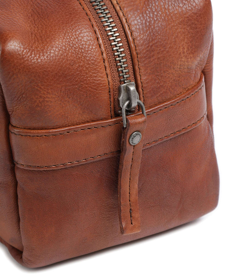 Spikes & Sparrow Apache Toiletry bag brandy