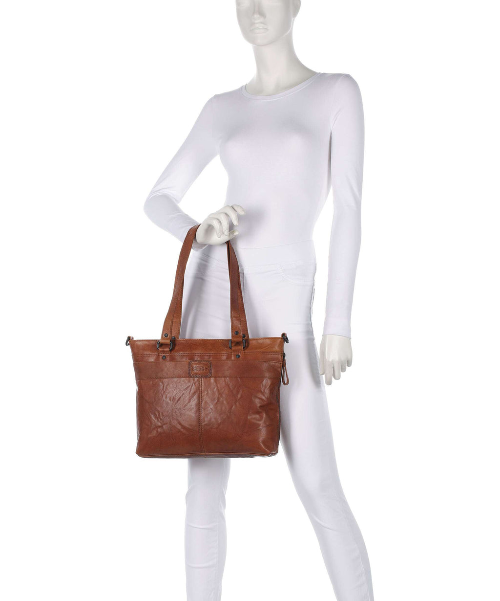 Spikes & Sparrow Bronco Lavendar Tote bag brandy