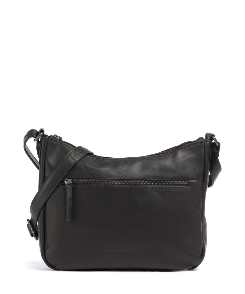 The Chesterfield Brand Cow Wax Pull Up Loraine Crossbody bag brown