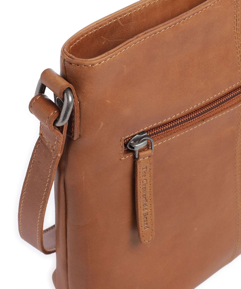 The Chesterfield Brand Wax Pull Up Cow Navene Crossbody bag cognac