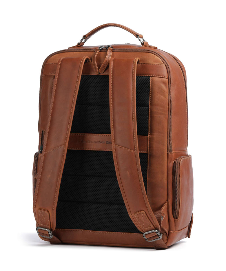 The Chesterfield Brand Wax Pull Up Cow Lennox Backpack cognac
