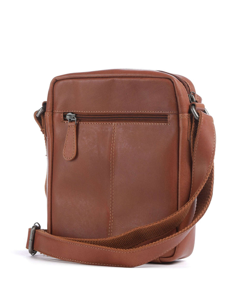The Chesterfield Brand Wax Pull Up Cow Laveno Crossbody bag cognac