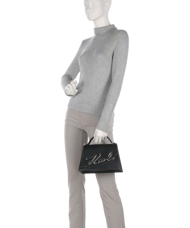 Karl Lagerfeld K/Signature Medium Handbag black/nickel