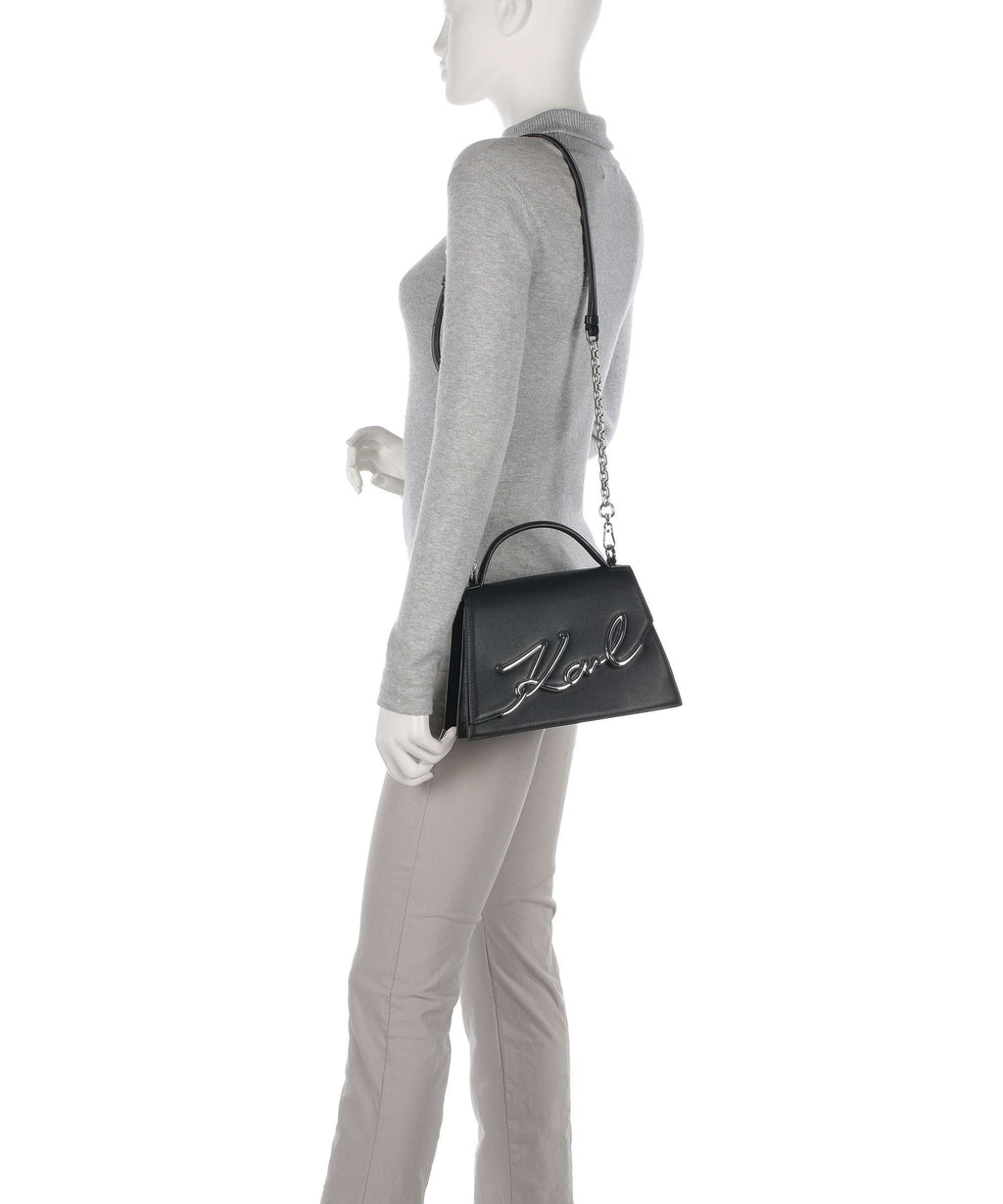Karl Lagerfeld K/Signature Medium Handbag black/nickel
