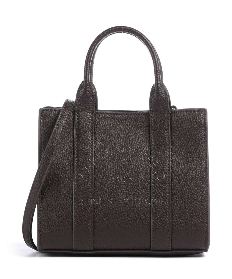 Karl Lagerfeld K/Rue St Guillaume Mini Handbag tobacco