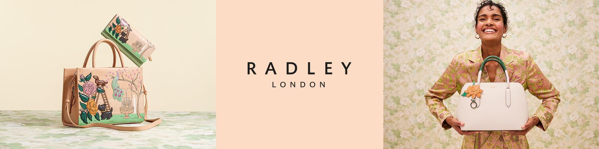 Radley London Chartwell Stripe Medium Zip Top Tote Bag Handbag Office Purse  New