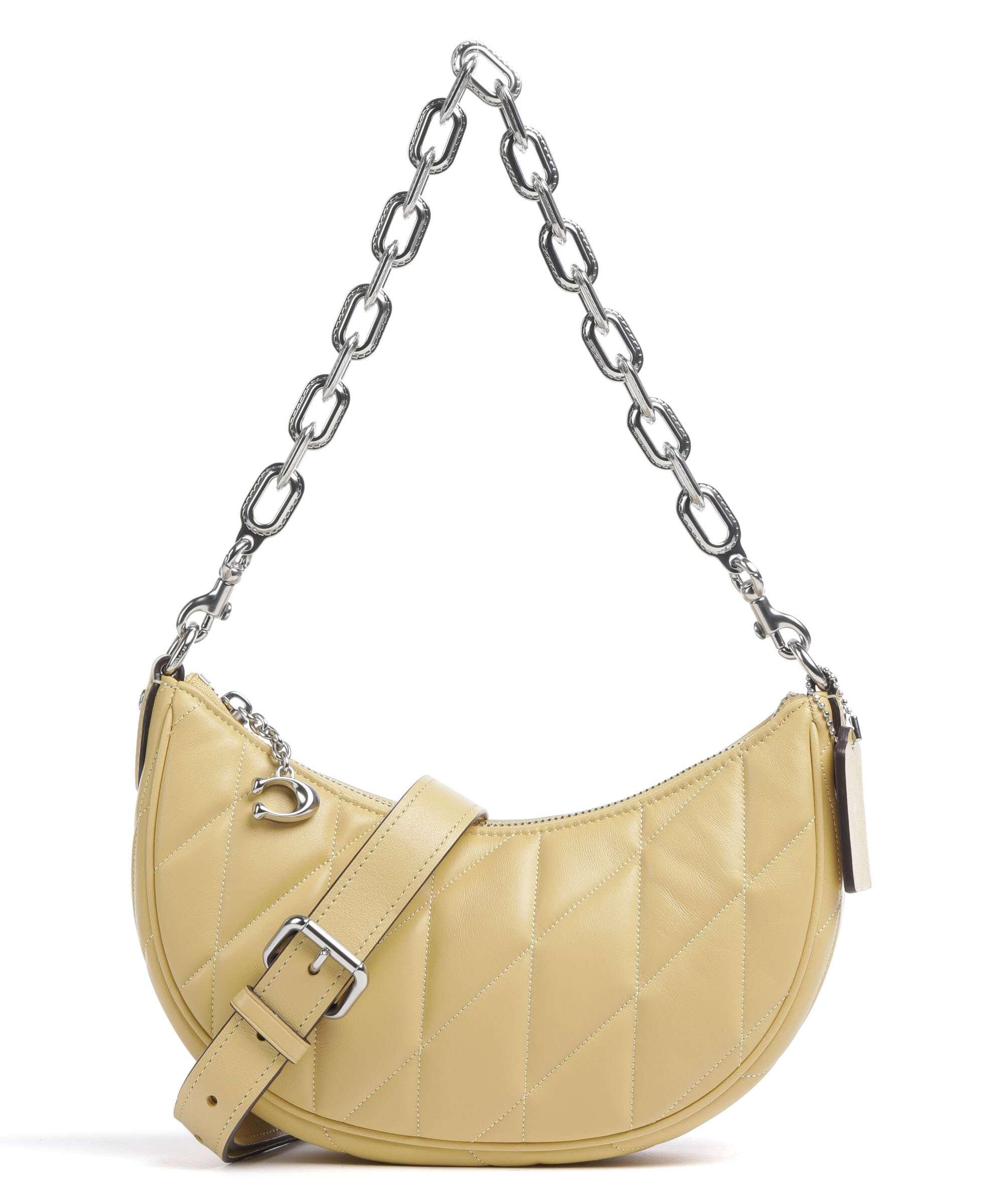 Coach Mira quilted-leather shoulder bag - Yellow