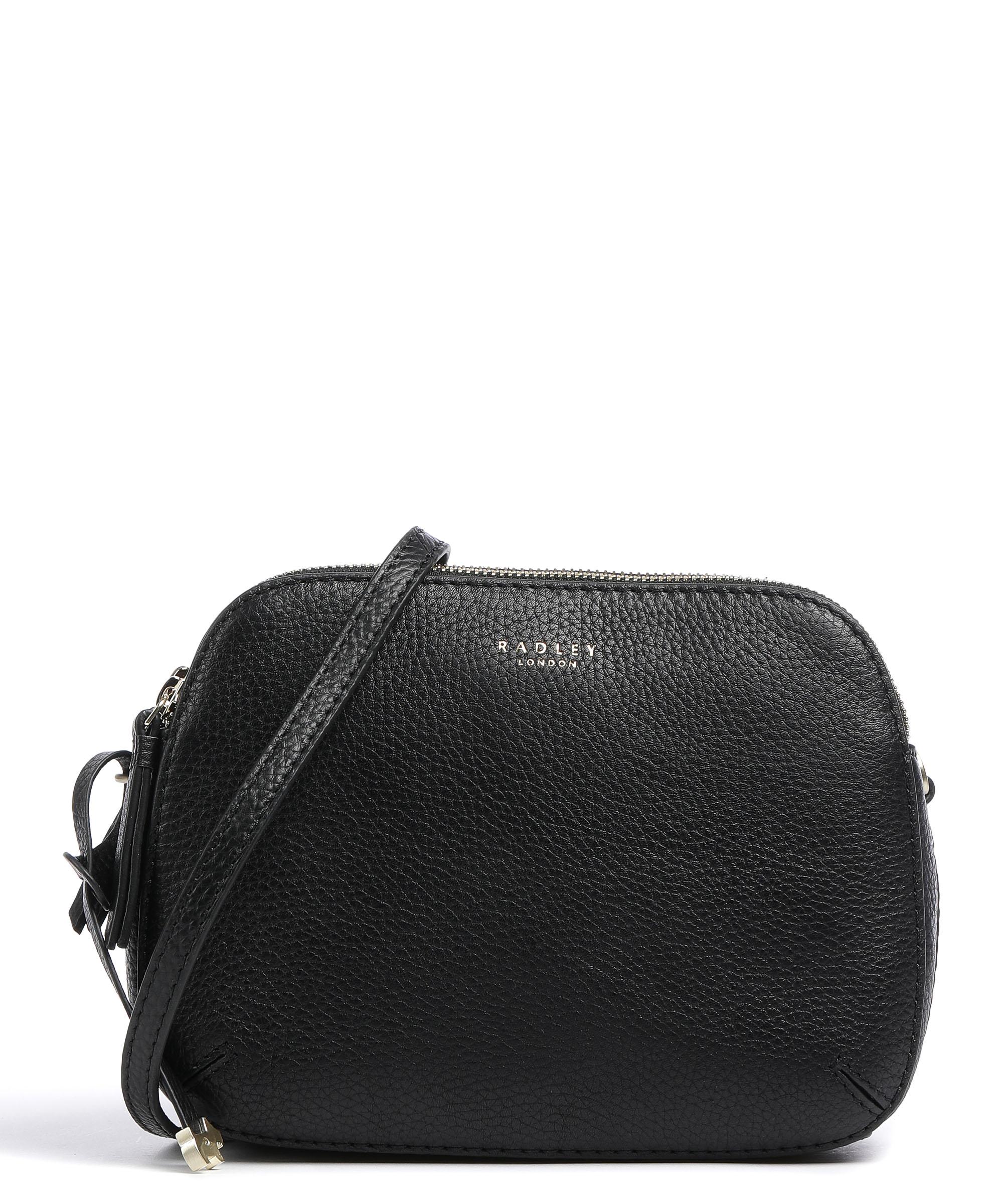 Radley London Dukes Place Crossbody Bag Fine Grain Leather Black ...